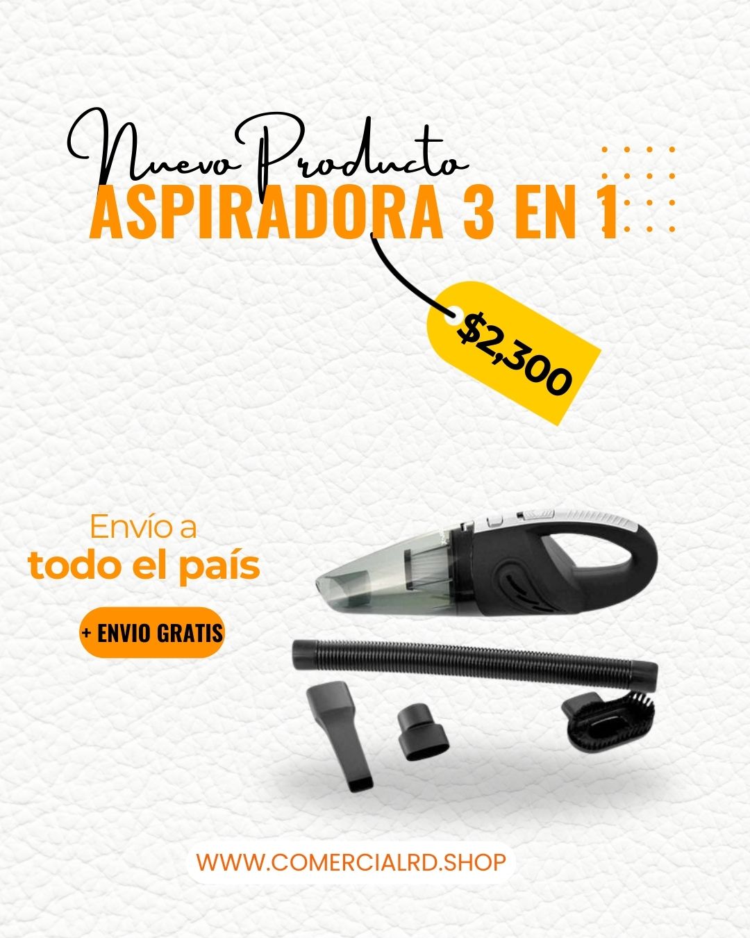 ASPIRADORA 3 EN 1