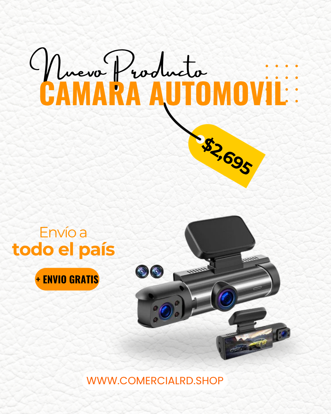 🎥 “CAMARA AUTOMOVIL– GRABA TODO, PROTEGE TODO”🔒